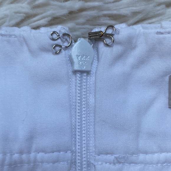 Loft Embroidered Eyelet Pencil Skirt 💗 White - Picture 11 of 14